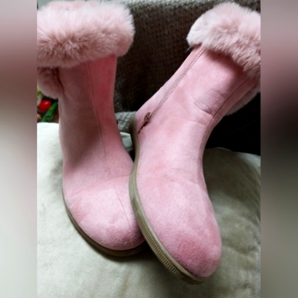 Pink Ankle boots